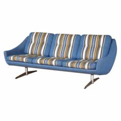 SPICE XpCX blue striped airport leg sofa STG-SOF-1536 | CeA  \t@ k Be[W Ƌ AeB[N kƋ ۂ