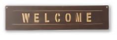 TRI MINI SIGN BOARD WELCOME   SLW035 | WELCOME 悤 TCv[g v[g TC{[h Be[W g i` Ŕ