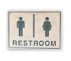 TRI MINI SIGN BOARD RESTROOM   SLW041 | RESTROOM gC  TCv[g v[g TC{[h Be[W g i`