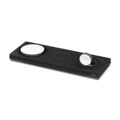 �y���b�s���O�z�y���������z�y�V�i�zBelkin �x���L�� MagSafe 3-in-1 ���C�����X�[�d�p�b�h WIZ016DQBK �d���A�_�v�^�t �u���b�N