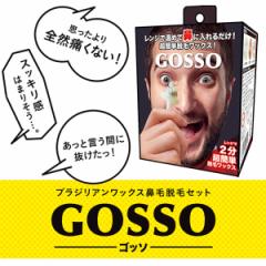 ゴッソ (GOSSO) (定形外郵便送料無料) 鼻毛脱毛 脱毛 ブラジリアンワックス 鼻毛ワックス 鼻毛処理