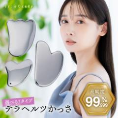かっさ カッサ かっさプレート かっさマッサージ 頭皮 棒 小顔 テラヘルツ マッサージ フェイスマッサージ 羽根型 ハート ミ