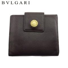 ブルガリ 二つ折り 財布 ミニ財布 ロゴマニア レディース メンズ