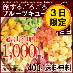 【SALE！7/3限定】＜旅する6種のごろごろフルーツキューブ＞ 400g （キウイ ストロベリー メロン マンゴー パパイヤ ） パイン イチゴ 苺