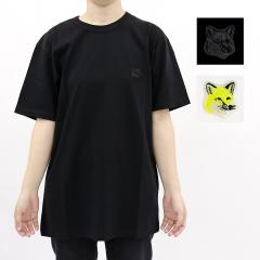 �y���i���r���[�Ń|�C���g�{5���z MAISON KITSUNE ���� T�V���c ���m�N���[�� �t�H�b�N�X �w�b�h �N���V�b�N MONOCHROME FOX HEAD CLASSI