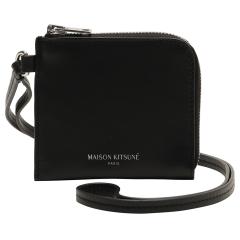 �y���i���r���[�Ń|�C���g�{5���z MAISON KITSUNE ���]�� �L�c�l NECK COIN PURSE ���z �l�b�N�X�g���b�v L�� �t�@�X�i�[ ���K���� �R�C