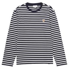 �y���i���r���[�Ń|�C���g�{5���z MAISON KITSUNE ���]���L�c�l ���� T�V���c �{�[�_�[ ����T FOX HEAD PATCH REGULAR MARIN TEE SHIRT 