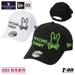 �L���b�v �����Y ���f�B�[�X �T�C�R�o�j�[�~�j���[�G�� �S���t Psycho Bunny�~NEW ERA GOLF ���{���K�i 2025 �H�~ �V�� �S���t pbmg563f