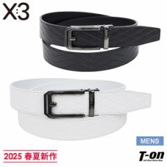 【送料無料】スライドバックルベルト メンズ キックスリー KI-XXX THREE 2025 春夏 新作 ゴルフ 25ssxb003