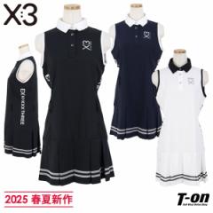 【送料無料】ワンピース レディース キックスリー KI-XXX THREE 2025 春夏 新作 ゴルフウェア 25ssxl019