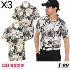 【送料無料】ポロシャツ メンズ キックスリー KI-XXX THREE 2025 春夏 新作 ゴルフウェア 25ssxm007
