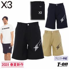 【送料無料】ハーフパンツ メンズ キックスリー KI-XXX THREE 2025 春夏 新作 ゴルフウェア 25ssxm015