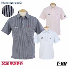 【送料無料】ポロシャツ メンズ マンシングウェア Munsingwear 2025 春夏 新作 ゴルフウェア mg5shs83m