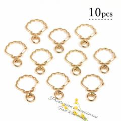 �L�[�z���_�[�E�L�[�`�F�[�� 10�� �V�F���̃J�j�J���E�i�X�J�� ���ꂢ�߃S�[���h �t�b�N �J���t�� �L�k ���� �C ����т� �J���r�i �z�^