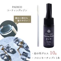 20��OFF�R�[�e�B���O�p���W���t UV-LED�R�[�e�B���O���W�� ���̎��q�O���X�r10g �t���b�L�[�`�b�v1�{�t �g�b�v�R�[�g �c���o�� �p�W�R PA