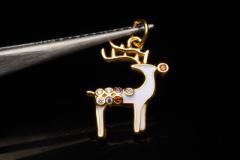 �N���X�}�X�p�[�c �g�i�J�C(�z���C�g)�ۃJ���t���@17.5x14.5mm�@_T40