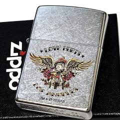 ZIPPO �x�e�B�E�u�[�v ���킢�� �V���o�[ LOVE HURTS �W�b�| ���C�^�[ �X�g���[�g�N���[�� Betty Boop �V���v�� ���B���e�[�W �L�����N�^
