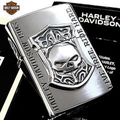 ZIPPO ���C�^�[ �X�J�� HARLEY-DAVIDSON ���������� �V���o�[ ���^�� �[�� �n�[���[ �_�r�b�h�\�� �W�b�| ������ ������� ���� �a�� �h