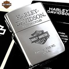 ZIPPO ���C�^�[ �n�[���[ �_�r�b�h�\�� �W�b�| ���S �V���o�[ �G���u���� �o�[���V�[���h HARLEY-DAVIDSON ���� ���������� �a�� �� ����