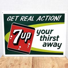 �u���L�Ŕ� �G���{�X���^���T�C�� 7UP GET REAL ACTION ���S �A�����J�� ������� �O���[�� �v���[�g �Ǐ���