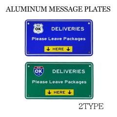 �u���L�Ŕ� ���b�Z�[�W�T�C�� ���� ��z�� �u���zOK �v���[�g �I�ׂ� �u���[ �O���[�� DELIVERIES ���킢�� ���b�Z�[�W�v���[�g �A���~�j