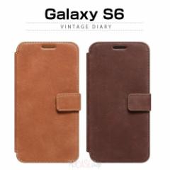  Galaxy s6 SC 05G P[X Jo[ ZenusVintage Diary [kX re[W_CA[ P[X for GALAXY S6 SC 05G