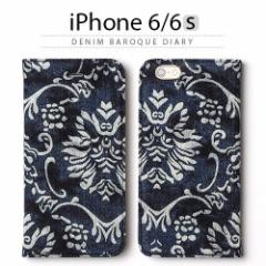  iPhone6s iPhone6 P[X Jo[ ZENUS Denim Baroque Diary [kX fjobN_CA[ 蒠^ P[X X}zP[X