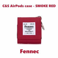 AirPods P[X airpods Jo[ GA|bY Fennec tFlbN ؍ C&S AIRPODS CASE - SMOKE RED 