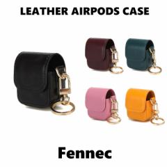 AirPods P[X Fennec tFlbN P[X ؍ ؍P[X Jo[ lC  LEATHER U[ AIRPODS CASE 