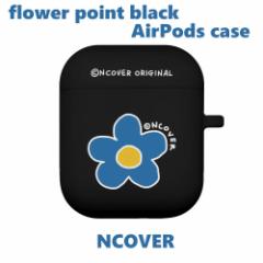 AirPods P[X airpods Jo[ GA|bY NCOVER GkJo[ ؍ flower point black AirPods case 