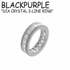 ubNp[v O w BLACKPURPLE DIA CRYSTAL 3-LINE RING _CA NX^ Vo[ ؍ANZT[ BJ007RSVA ACC