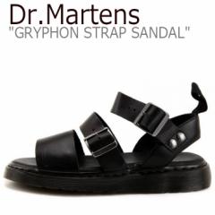 hN^[}[` T_ Dr.Martens GRYPHON STRAP SANDAL OtH Xgbv T_ BLACK ubN 15695001 V[Y