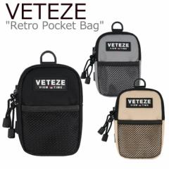 xe[ |PbgobO VETEZE K̔X Retro Pocket Bag g |Pbg obO BLACK CREAM GRAY RPB1 obO