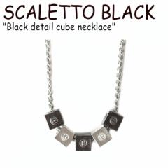 XJ[bgubN lbNX SCALETTO BLACK Black detail cube necklace ubN L[u ؍ANZT[ SCB011 ACC