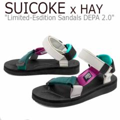 XCRbN T_ SUICOKE x HAY Limited Edition Sandals DEPA 2.0 fp 2.0 FOREST DELIGHT 008926 V[Y