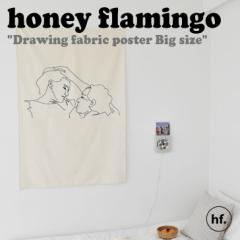 nj[t~S ^yXg[ honey flamingo K̔X h[CO t@ubN|X^[ Drawing fabric poster Big size ACC