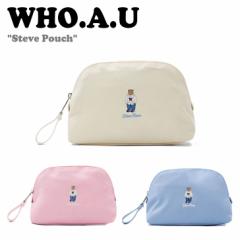 t[A[[ |[` WHO.A.U Steve Pouch XeB[u|[` PINK sN IVORY AC{[ BLUE u[ WHAWD1281A ACC