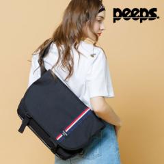 s[vX NXobO PEEPS K̔X ESSENTIAL MESSENGER BAG GbZV bZW[obO STRIPE BLACK P00000VV obO