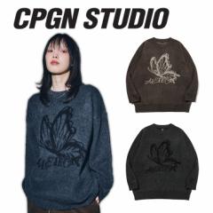 Rp[j Z[^[ CPGN STUDIO_COMPAGNO K̔X Butterfly Brush Sweater o^tC ubV S2F C23FE07/8  EFA