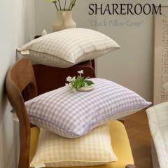 VFA[ Jo[ SHAREROOM Check Pillow Cover `FbN s[ Jo[ S5F ؍G ACC