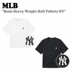 GGr[ TVc MLB Basic Heavy Weight Half T-shirts NY BLACK ubN WHITE zCg 3ATSB1143-50WHS/BKS EFA