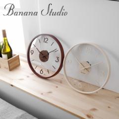 oiiH[ Ǌ|v banana K̔X 300 Glass Wood Su Noiseless Wall Clock S2F ǎv |v ؍G Banana02 ACC