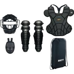 ZETT（ゼット）限定 プロステイタス 軟式用キャッチャー防具 3点セット