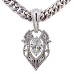 �l�b�N���X �����Y �V���o�[ �n�� �약  �L���[�r�b�N�W���R�j�A �y���_���g