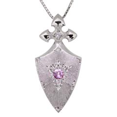 �s���N�T�t�@�C�A �l�b�N���X ���f�B�[�X �V���o�[ �y���_���g 9���a���� ���� �m���� SV925 �������