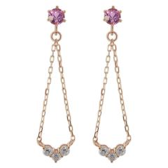 �s���N�T�t�@�C�A ���f�B�[�X �����O�`�F�[���s�A�X 10�� �g�����W�[�s�A�X