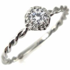 婚約指輪・k18・ダイヤモンドリング・シンプル・指輪・ダイヤモンド