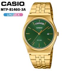 CASIO MTP-B146G-3A �J�V�I �A�i���O �r���v �����Y ���f�B�[�X ���j�Z�b�N�X ���g�� ���^���o���h �O���[�� �S�[���h
