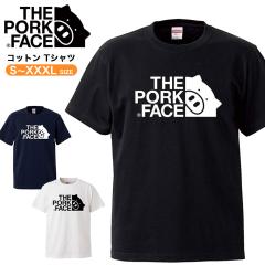 THE PORK FACE �|�[�N�t�F�C�X T�V���c �����Y ���f�B�[�X �u���b�N �傫���T�C�Y �R�b�g�� �� �������� XXXL XXL 3L 4L