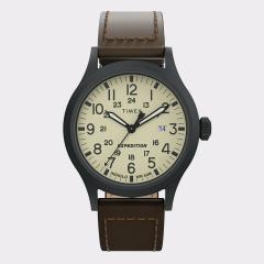 TIMEX �^�C���b�N�X �r���v T49963 �G�N�X�y�f�B�V���� �X�J�E�g 40mm �����Y ���f�B�[�X ���U�[�x���g �~���^���[�� �A�i���O �L�����v 